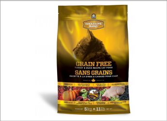 WHOLESOME BLEND Nourriture sèche - Formule Poulet/Dinde et Canard sans grains pour chat