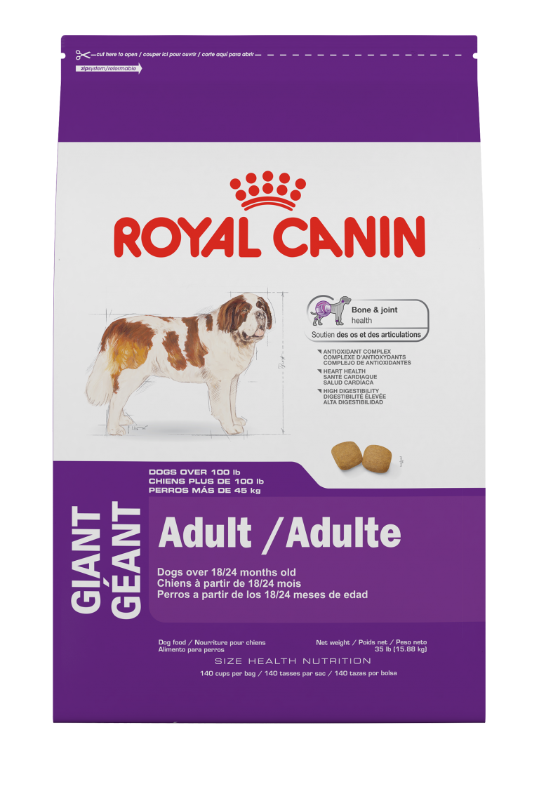 ROYAL CANIN Nourriture sèche Formule Adulte Géant pour chien 35lbs
