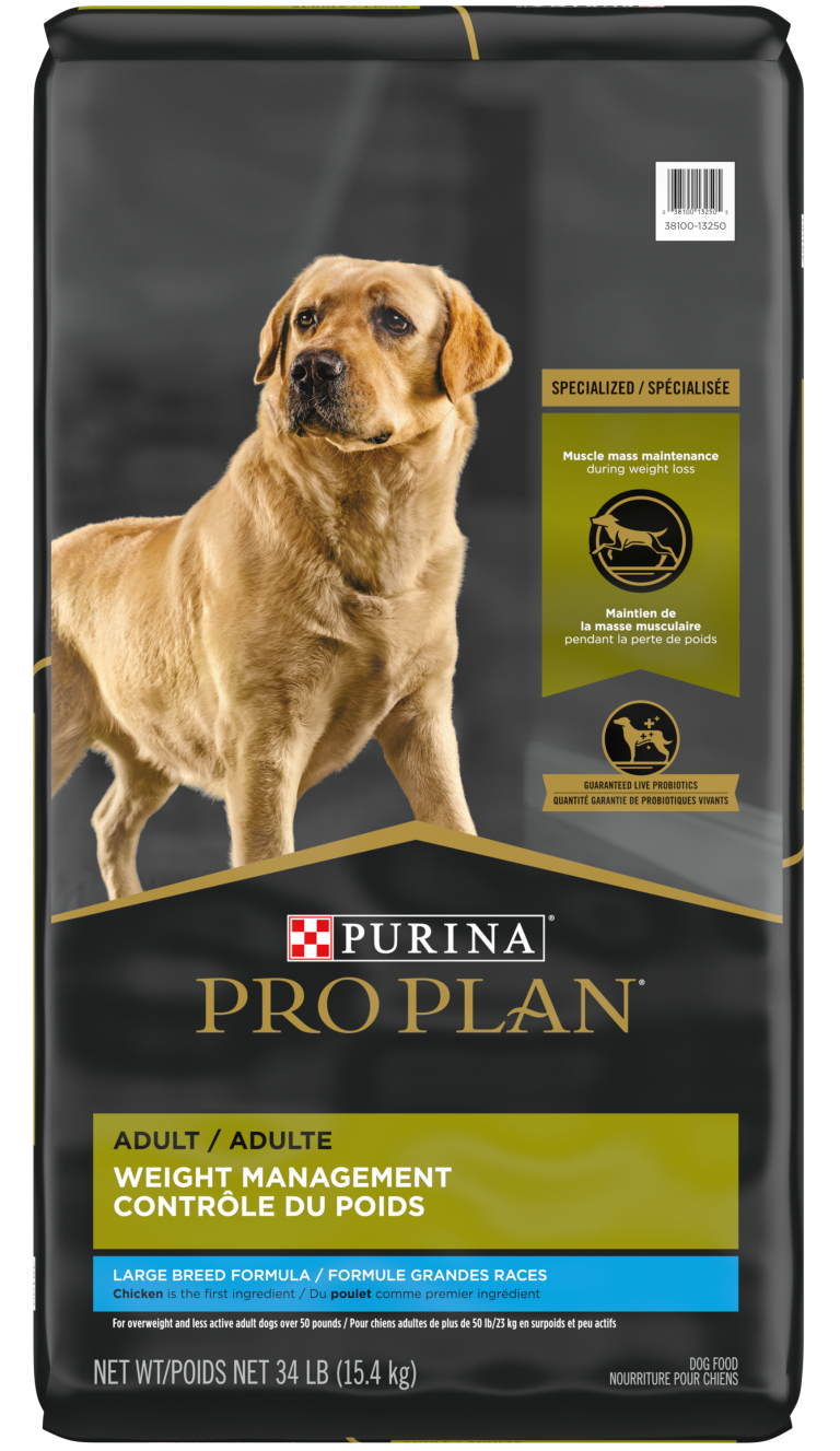 PROPLAN Nourriture sèche – Formule Adulte Grande Race Contrôle de poids pour chien 15.4kg