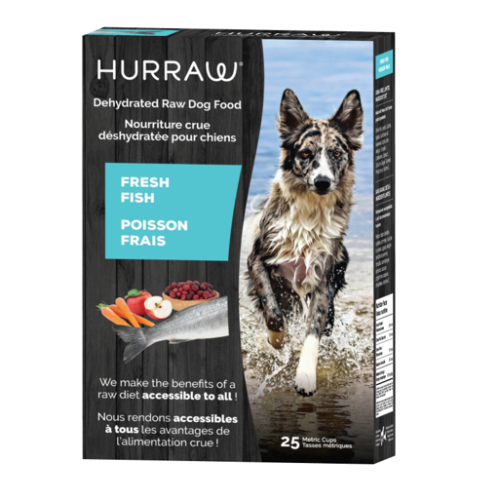 HURRAW Nourriture déshydratée - Poisson Sans grains pour chien