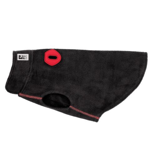 RC PETS - Chandail en polar noir pour chien et chat