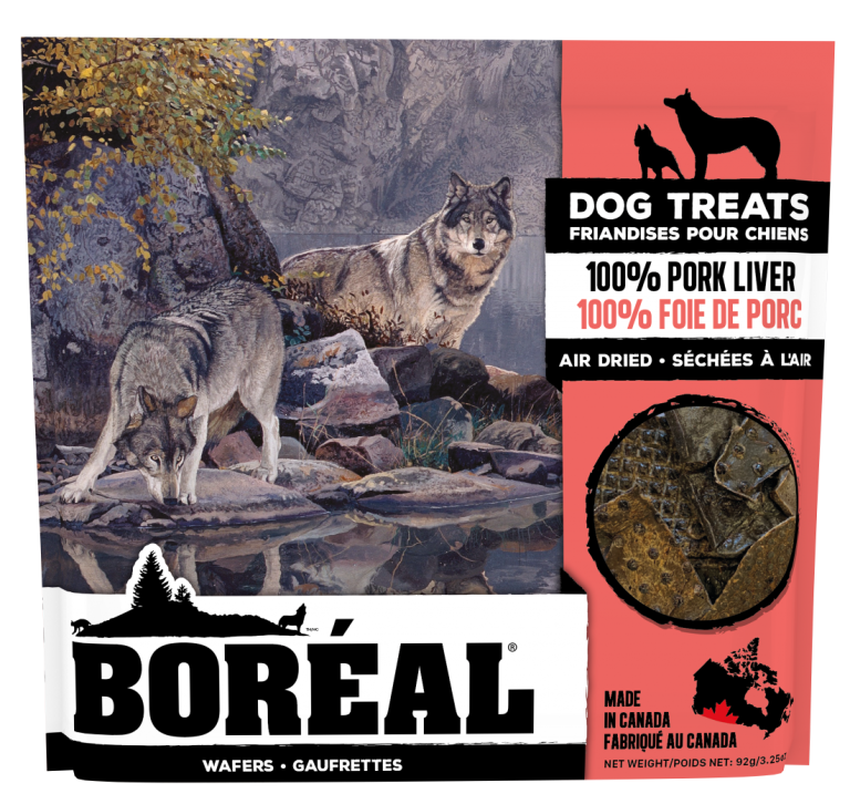 BORÉAL – Gâteries 100% Foie de porc pour chien