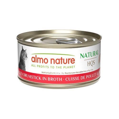 ALMO NATURE NATURAL - Cuisse de poulet en bouillon pour chat