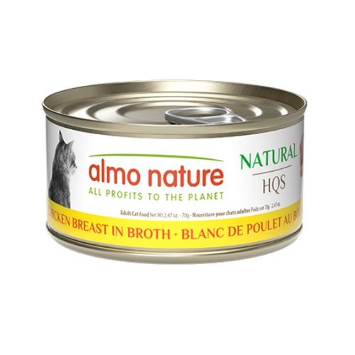 ALMO NATURE NATURAL - Blanc de poulet en bouillon pour chat