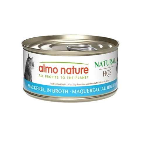 ALMO NATURE NATURAL - Maquereau en bouillon pour chat
