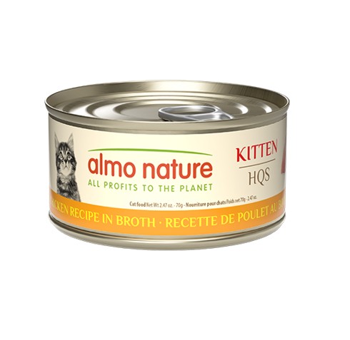 ALMO NATURE NATURAL - Poulet en bouillon pour chaton