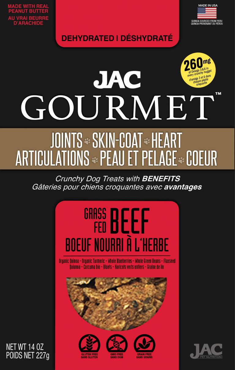 JAC – Gâterie Bœuf nourrit à l’herbe pour chien