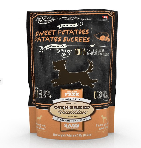 OVEN BAKED – Gâterie Patate douce pour chien