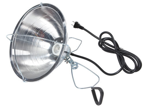 Réchauffeurs de poulailler à l'intérieur de la lampe à pince de poulailler  Lampe chauffante infrarouge avec protection d'ampoule Chauffe-espace à  faible puissance Lampes chauffantes en plein air pour : :  Animalerie