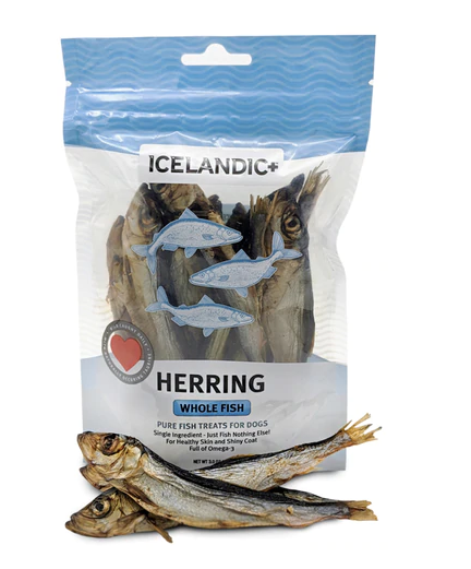 ICELANDIC + – Hareng entier 3oz pour chiens