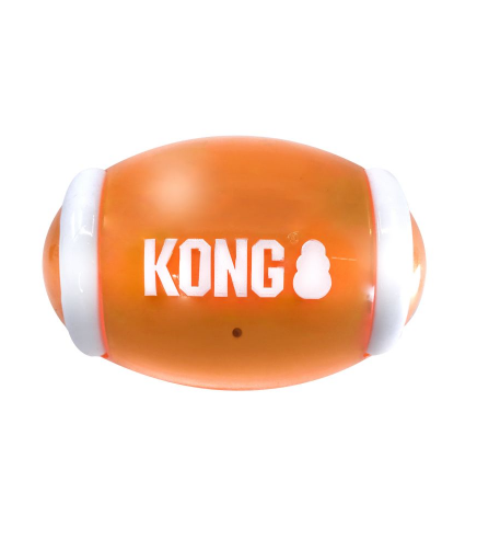 KONG - Ballon de Football Wrapz sport pour chien