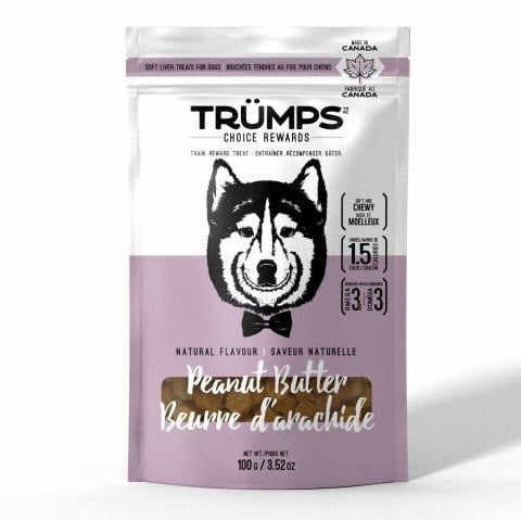 TRÜMPS – Gâterie au foie et beurre d’arachide pour chien