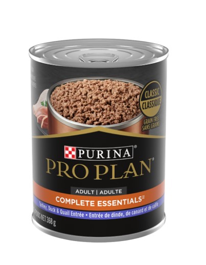 PROPLAN – Conserve Dinde, canard et caille en pâté pour chien