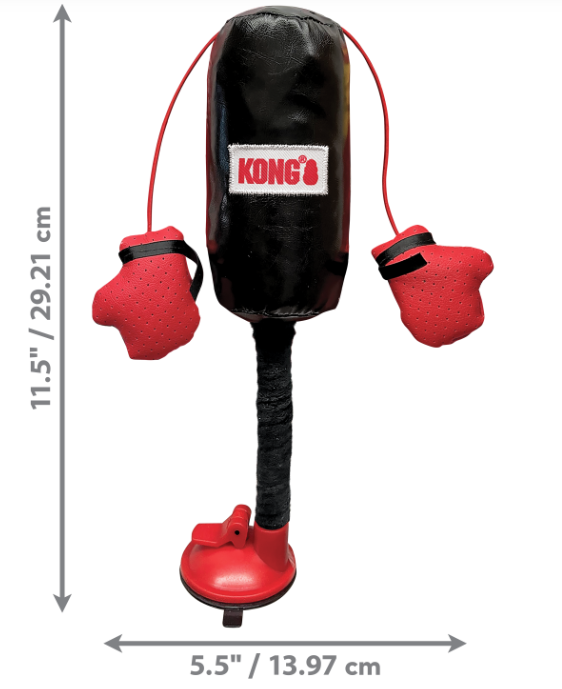 Jouet De Sac De Boxe Pour Chat Avec Ventouse - 11.5x5.5 Pouces, Gants Rouges, Jouet Interactif Sportif Pour Chaton