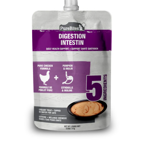 PUREBITES - Gâterie crémeuse Digestion pour chat