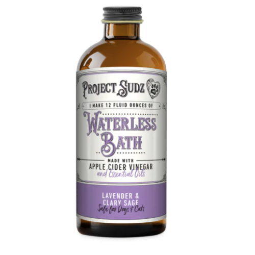 PROJECT SUDZ - Shampoing sec à diluer Lavande pour chien et chat