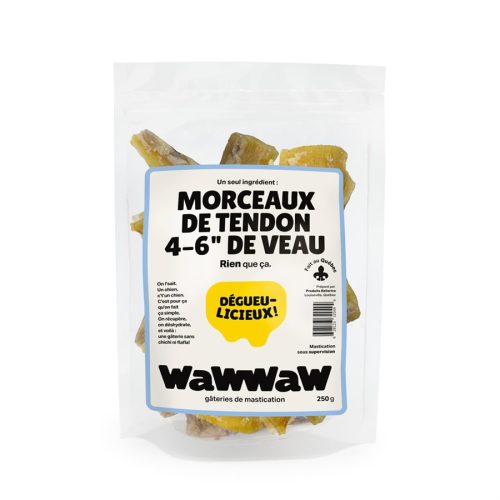 WAWWAW- Tendon de veau en sac pour chien