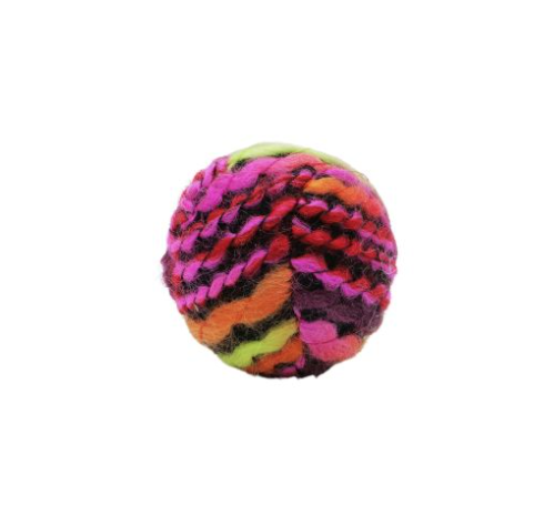 BUD'Z - Jouet balle de laine multicolore pour chat