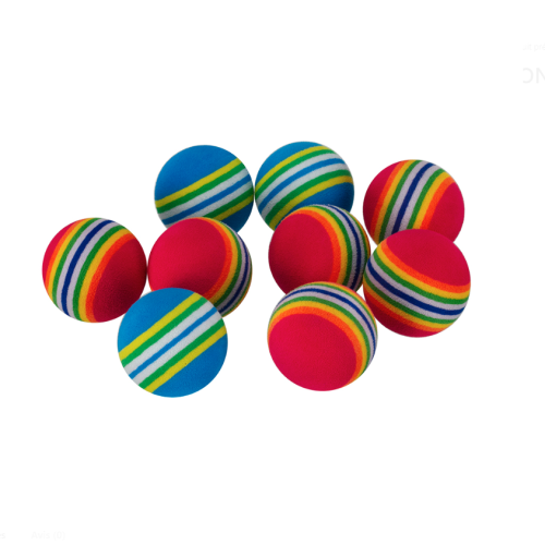 SIMON'S - Balle arc-en-ciel pour chat