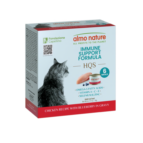 ALMO NATURE - Boite de 6 repas Soutien immunitaire pour chat