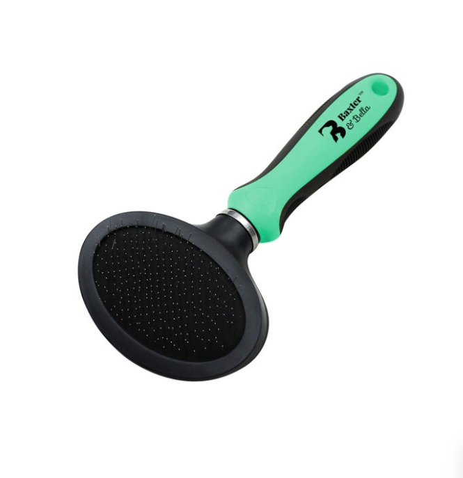 BAXTER & BELLA - Brosse à lisser à tête ovale pour chat