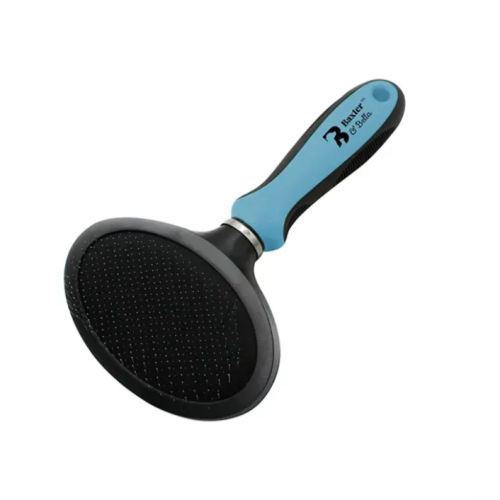 BAXTER & BELLA - Brosse à lisser à tête ovale pour chien