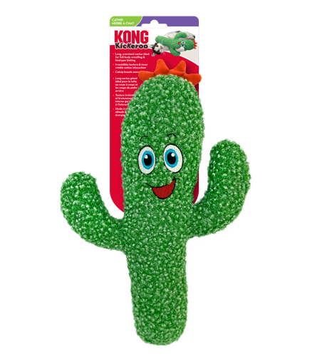 KONG - Jouet Cactus géant kickerou pour chat