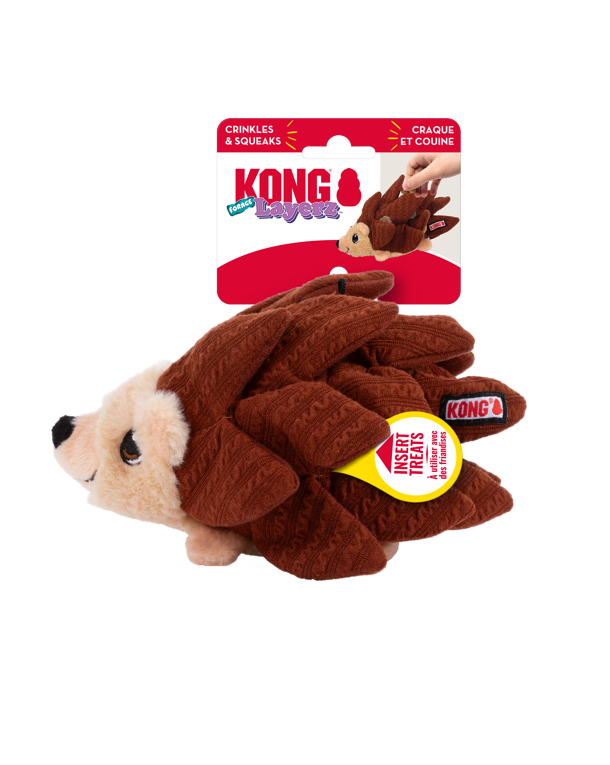 KONG - Jouet Hérisson Layerz pour chien