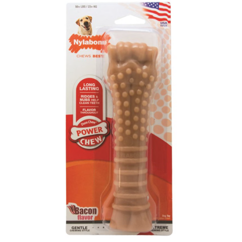 NYLABONE - Os extrême texturé au bacon pour chien