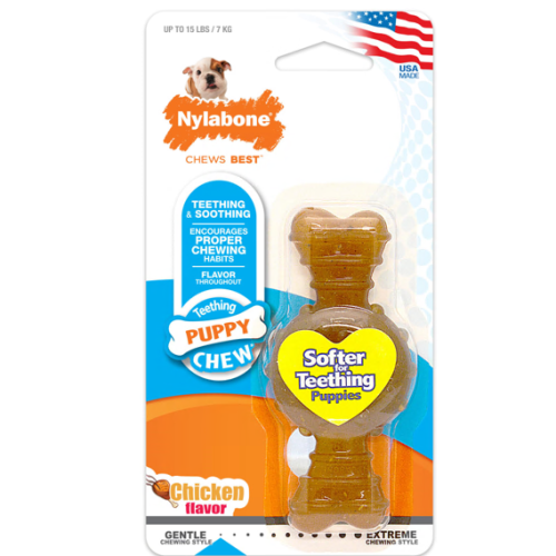NYLABONE - Os anneau au poulet pour chiot