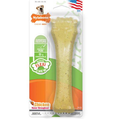 NYLABONE - Os de phalange Flexi au poulet pour chien