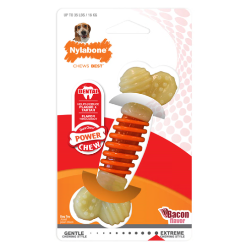NYLABONE - Os Pro Action bacon pour chien