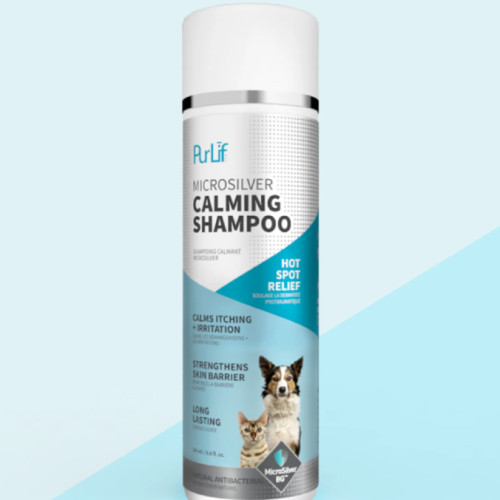 PURLIF - Shampoing calmant Microsilver pour chien