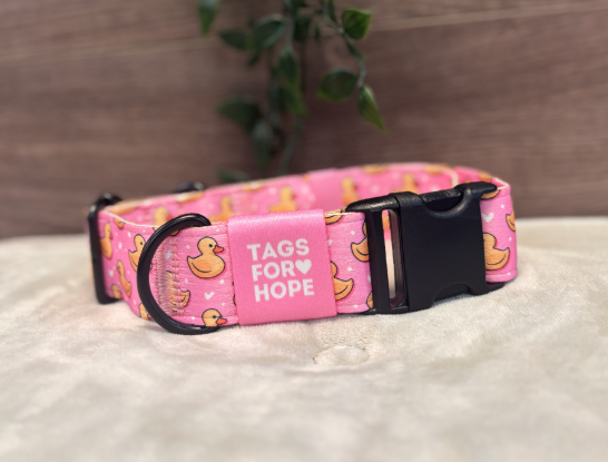 TAGS FOR HOPE - Collier Canards pour chien