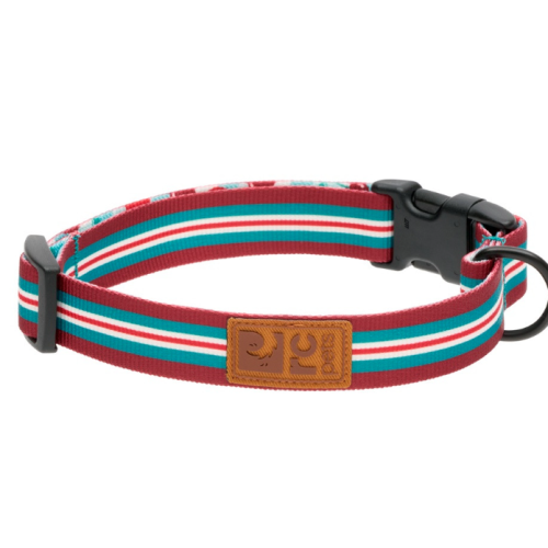 RCPETS - Collier éco rayure du verger pour chien