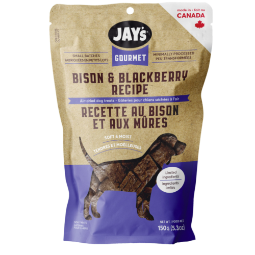 JAY’S – Sac de gâteries au bison et mûres pour chien