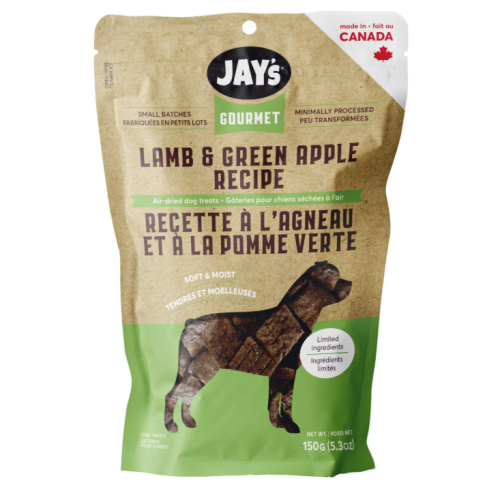 JAY’S – Sac de gâteries à l'agneau et pommes vertes pour chien