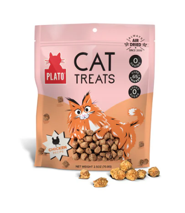 PLATO - Sac de gâterie au poulet pour chat