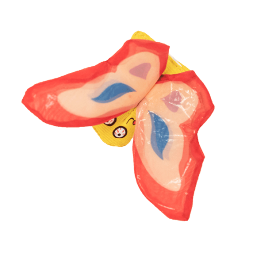 DUCKY WORLD - Jouet papillon rouge pour chat