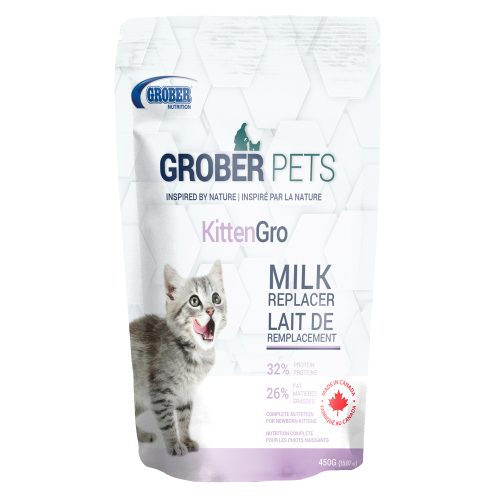 GROBER PETS - Lait de remplacement pour chat 450g
