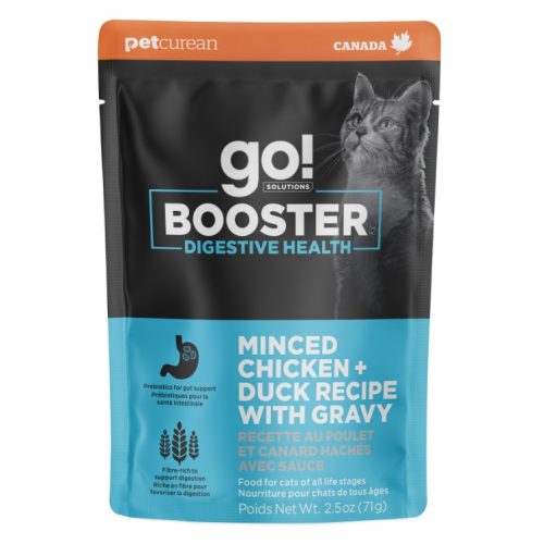 GO! – Booster Santé digestive poulet & canard pour chat