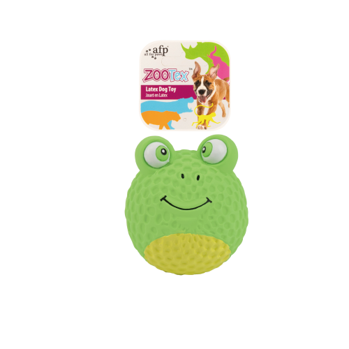 ALL FOR PAWS - Jouet balle Grenouille en latex pour chien