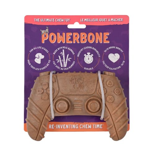 POWERBONE - Jouet à mâcher manette de jeu pour chien