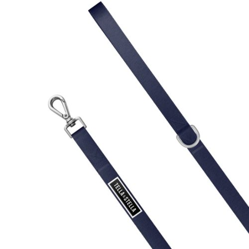 TELLA & STELLA - Laisse polyester bleu marin pour chien
