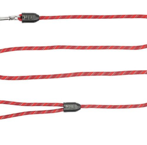 RCPETS - laisse ronde rouge pour chien
