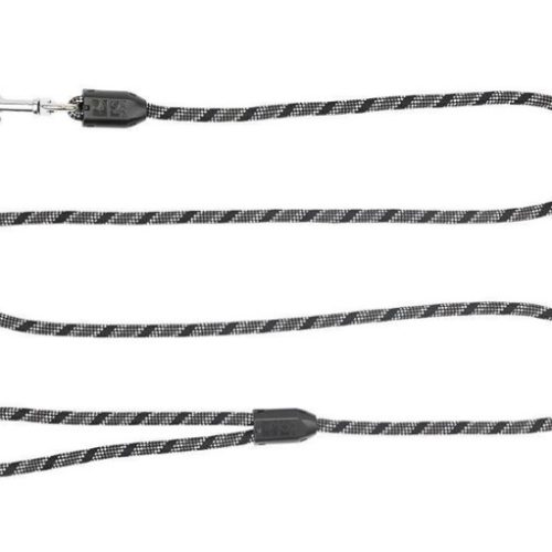 RCPETS - laisse ronde noir pour chien