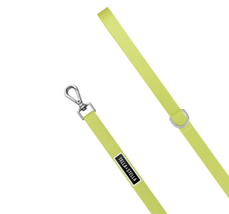 TELLA & STELLA - Laisse polyester lime pour chien