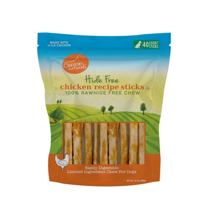 CANINE NATURAL'S - Sac de bâtons au poulet pour chien