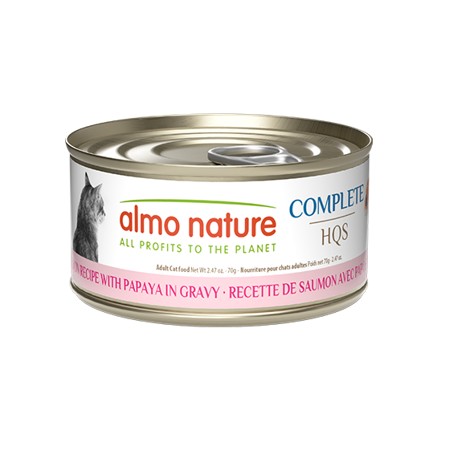 ALMO NATURE COMPLETE - Saumon & papaye en sauce pour chat