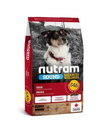 NUTRAM - Sound S46 porc et orge pour chien